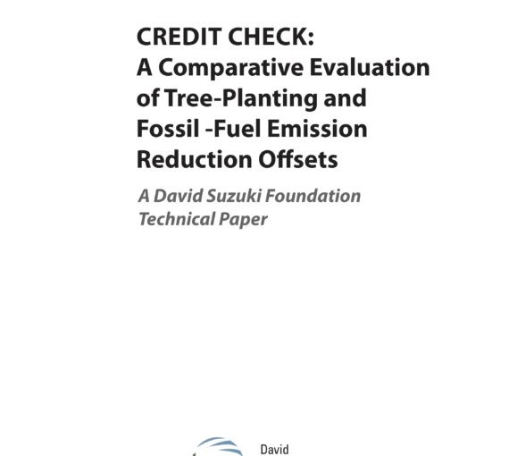 Credit Check: A Comparative Evaluation of Tree-Planting and Fossil-Fuel Emission Reduction Offsets