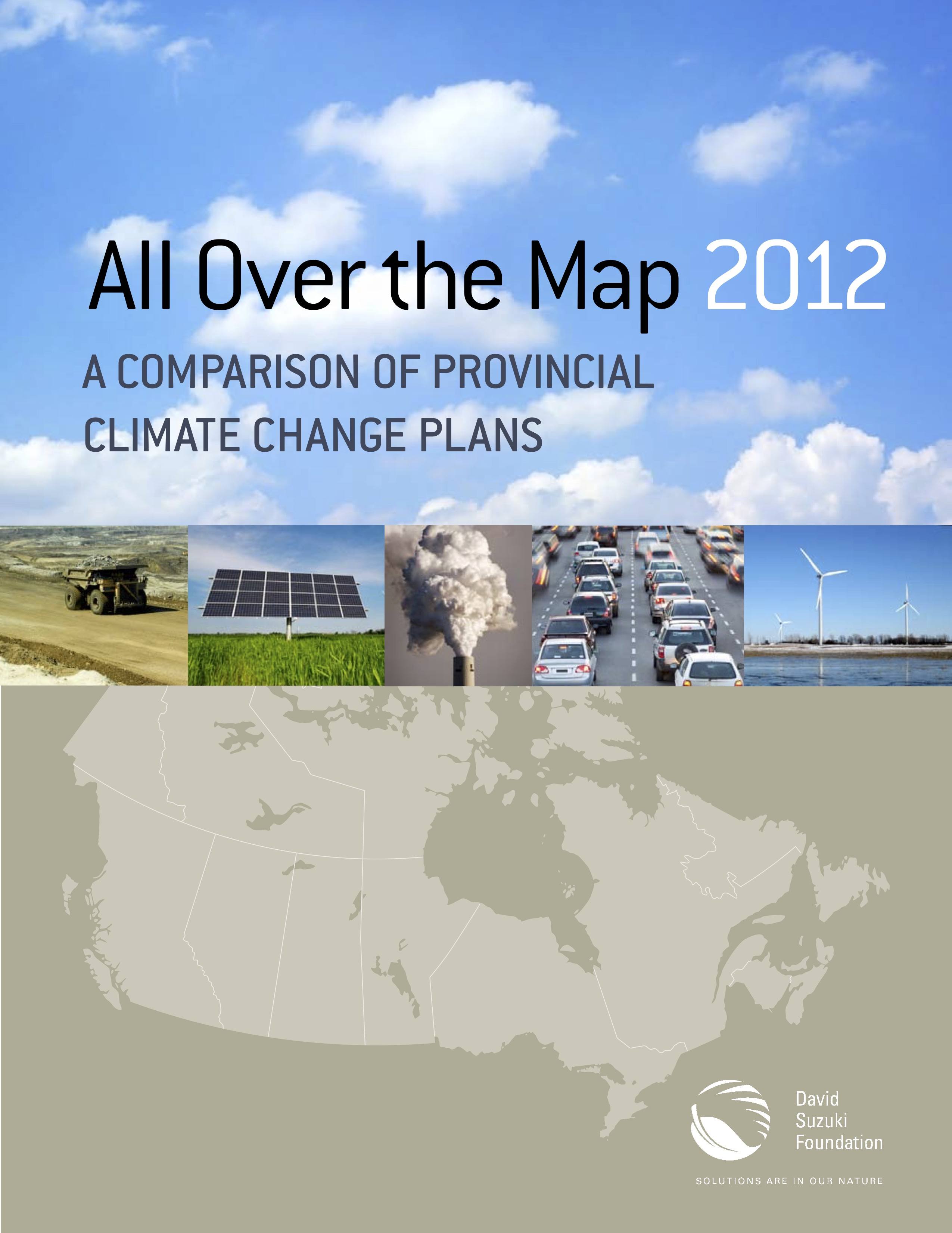 All Over The Map 2012 A Comparison Of Provincial Climate - 