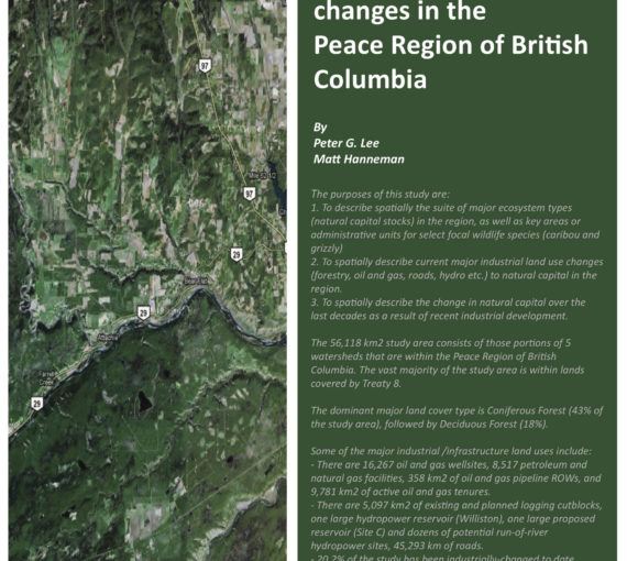 Atlas of Land Cover, Industrial Land Uses and Industrial-Caused Land Changes in the Peace Region of British Columbia