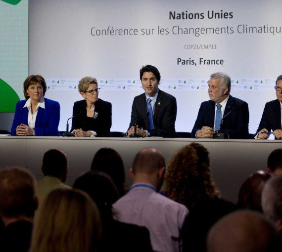 Canada's leaders at the United Nations COP 21 climate change conference