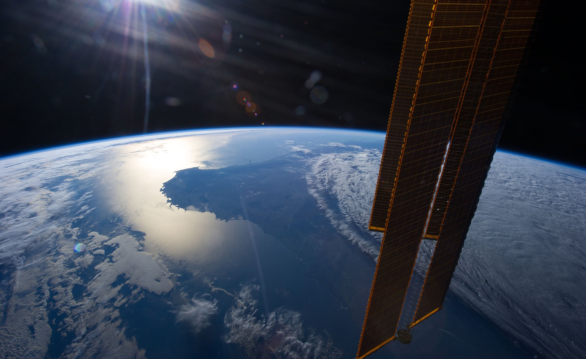 A view of southwestern Australia, photographed by one of the Expedition 35 crew members aboard the International Space Station.