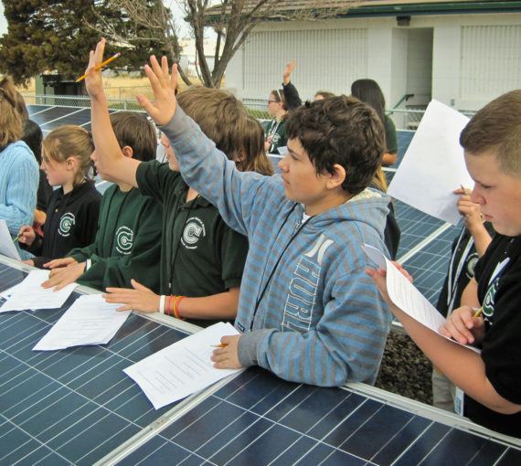 Students learn about solar energy