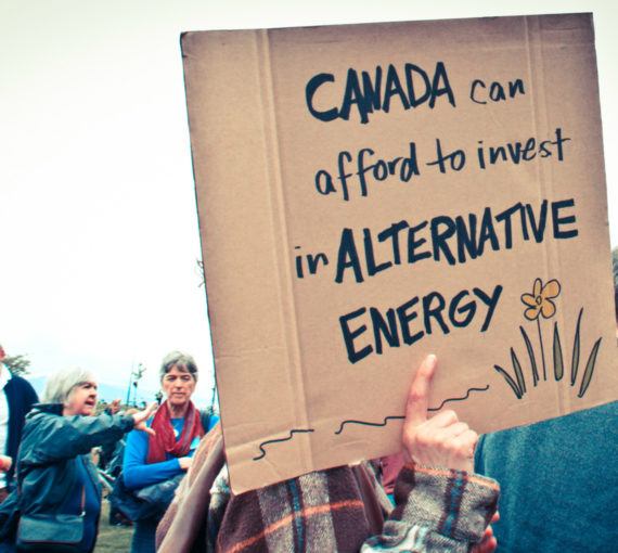 protestors alternative energy