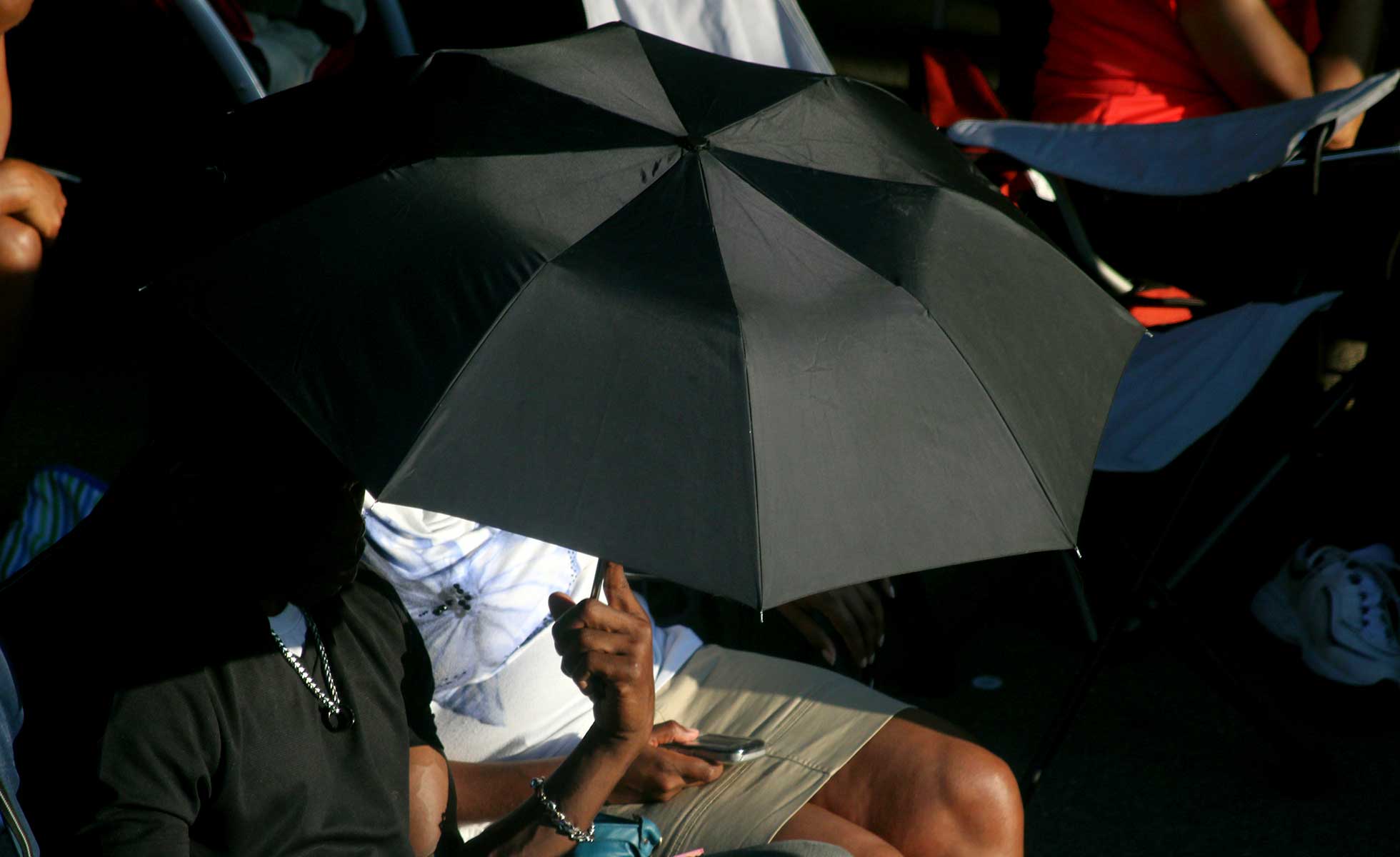 Umbrella used for shade