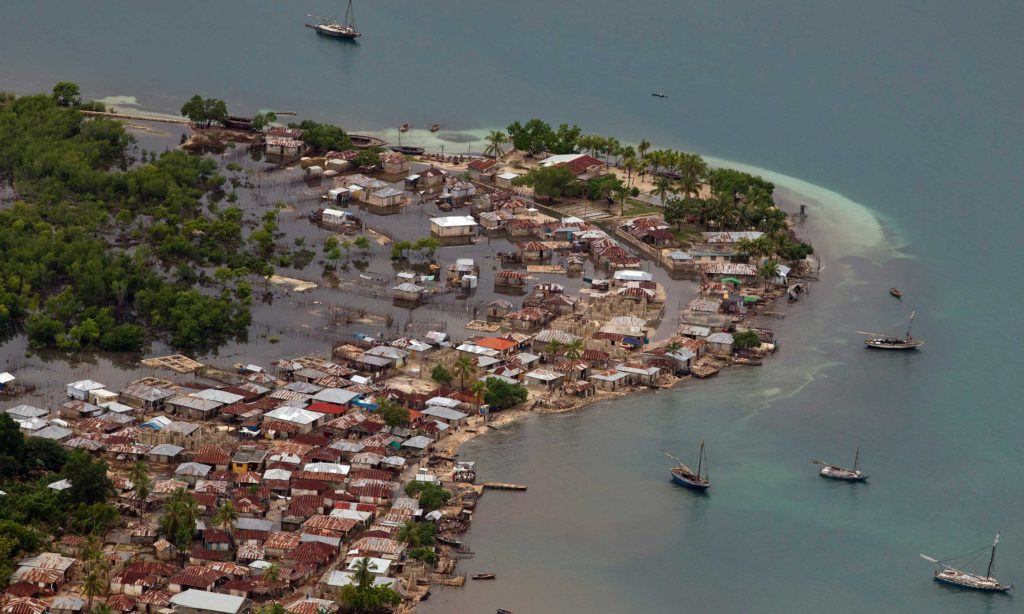 Hurricane Sandy flooding in Haiti