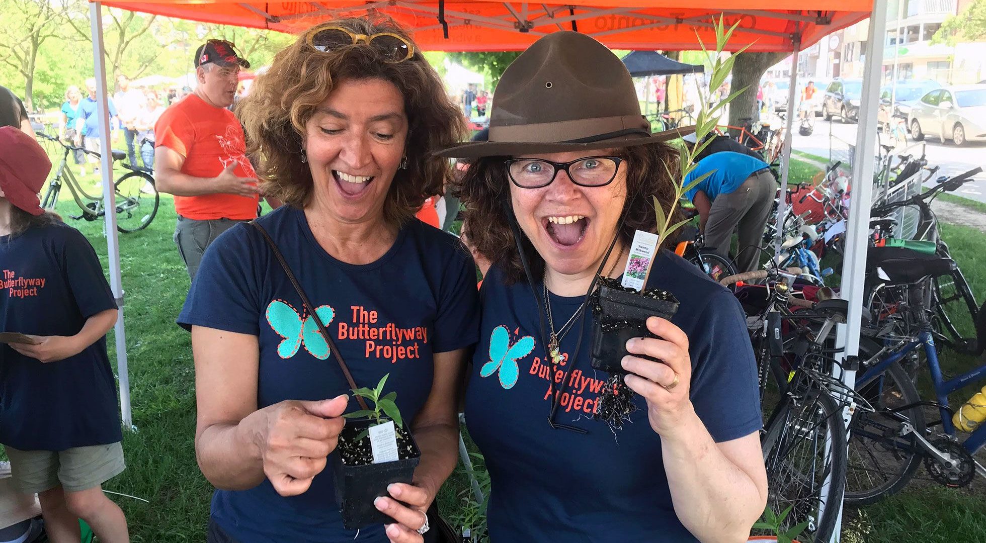 Butterflyway Rangers at the #gotmilkweed giveaway event