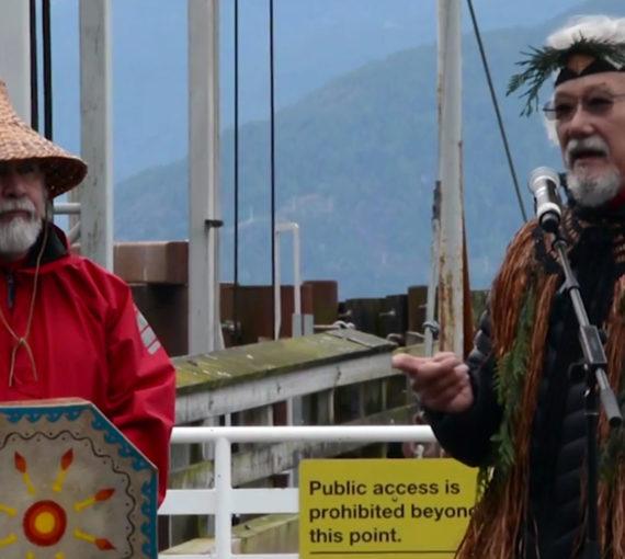 David Suzuki being adopted into the Squamish Nation