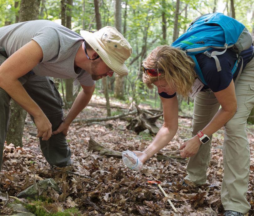 citizen-activist-soil-sample Citizen activists take soil sample