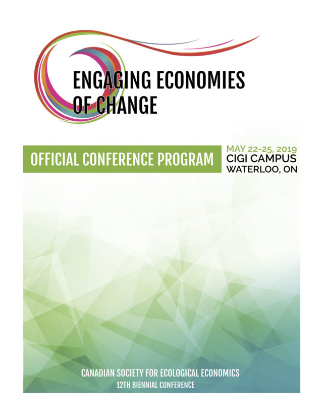 Offical conference program cover page