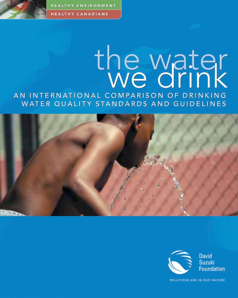 The Water We Drink An International Comparison of Drinking Water