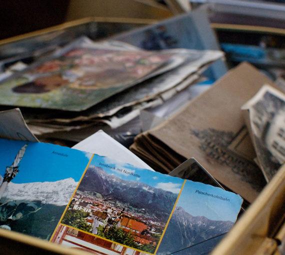 Vintage postcards and photographs