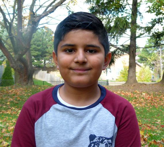 Mikaeel, 10 (Mississauga, Ontario)