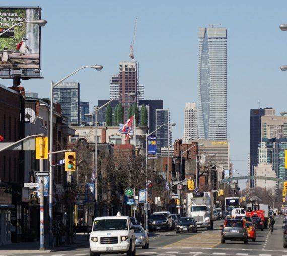 Photo of Danforth Street in Toronto, ON