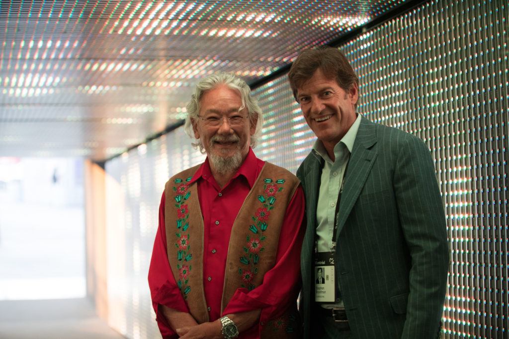 David Suzuki with Stephen Bronfman