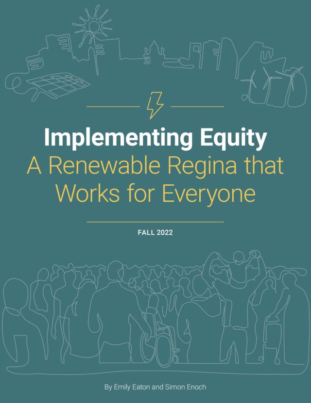 Front page of the Implementing equity in Regina report