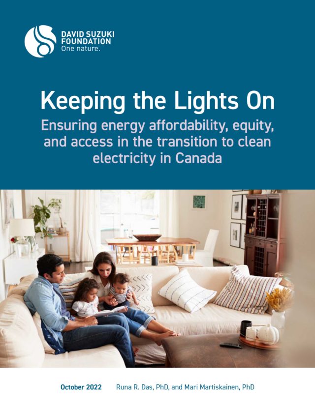 Front cover of the energy poverty report