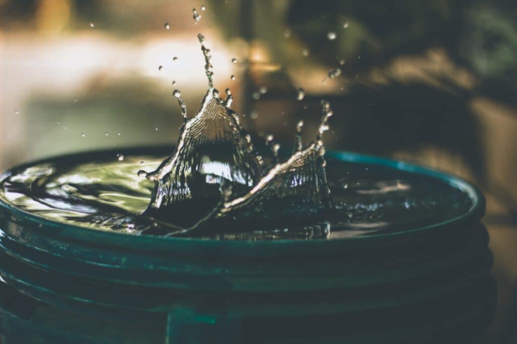 Water conservation by collecting and reusing rainwater