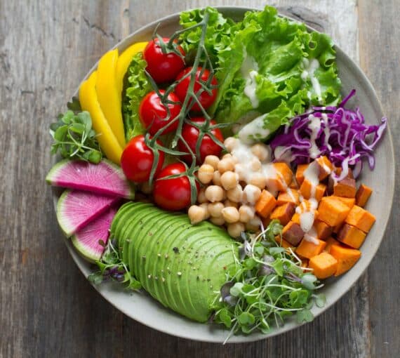 Vegan salad bowl