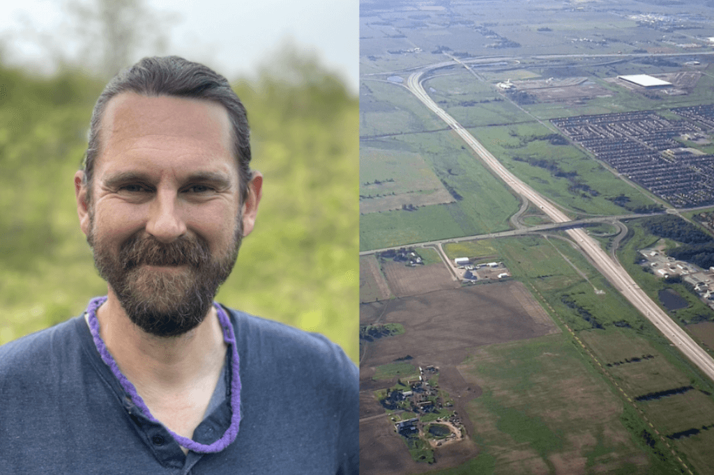 In 2021, biologist Ryan Norris organized an open letter urging the federal government to conduct an impact assessment on the expressway. (Left: Courtesy of Ryan Norris; Right: Haljackey/Wikimedia)