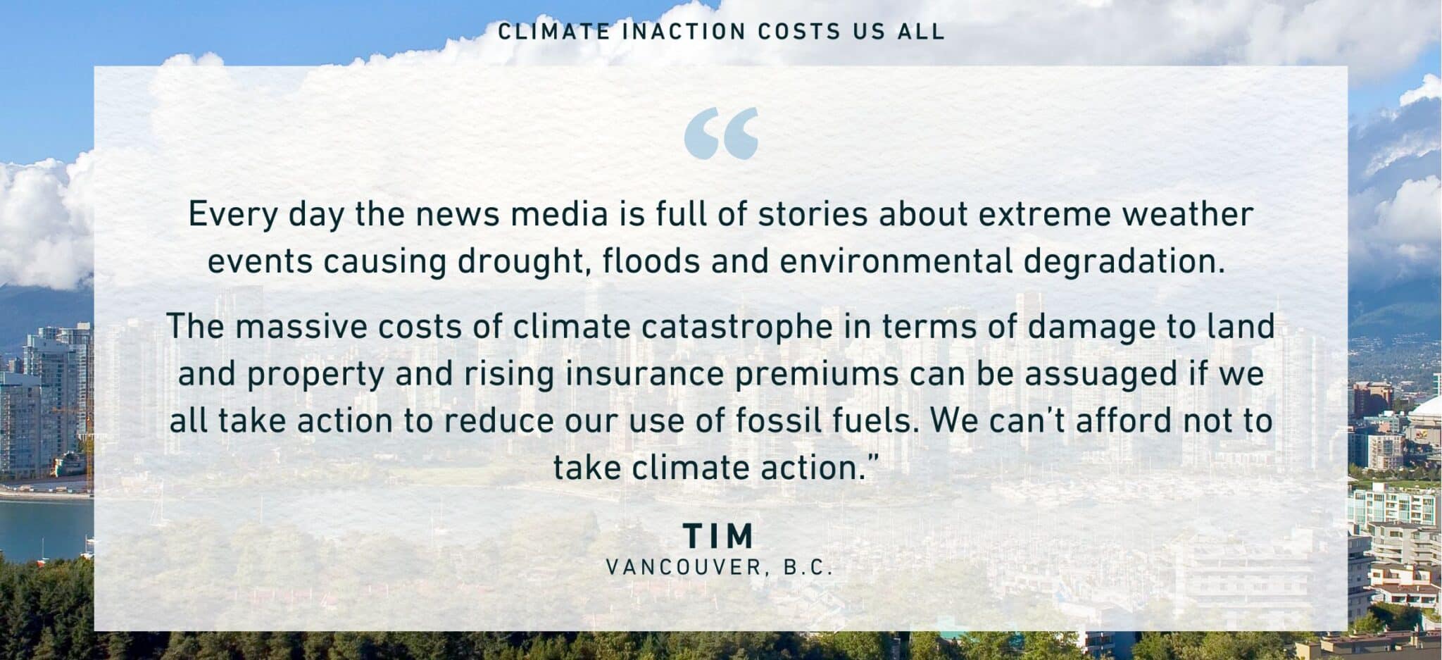 Ignoring climate change is just too expensive David Suzuki Foundation