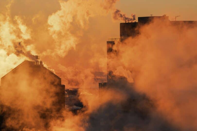 fossil fuel pollution smoke stacks