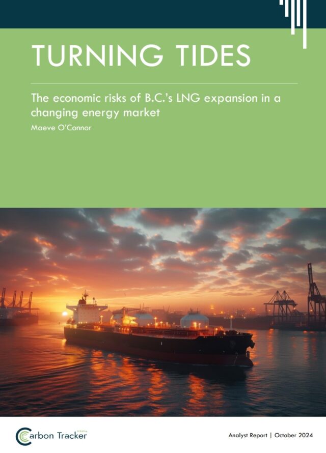 Turning Tides: The economic risks of B.C.’s LNG expansion in a changing energy market cover page