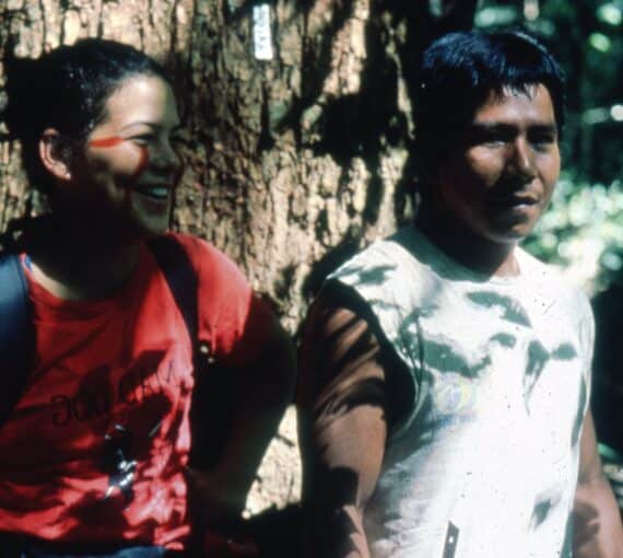 A photo from 1989 of Severn Cullis-Suzuki in the Brazilian Amazon.