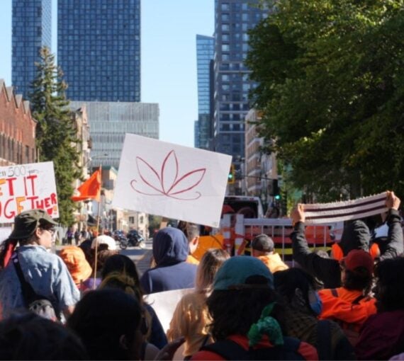 An Every Child Matters march in Montreal, 2025