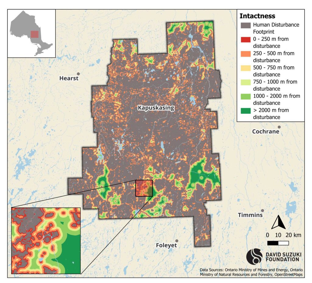 Map of ecosystem intactness
