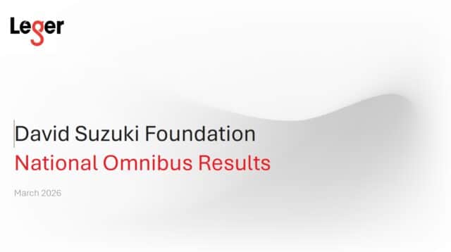 National omnibus results from Leger March 2026 thumbnail