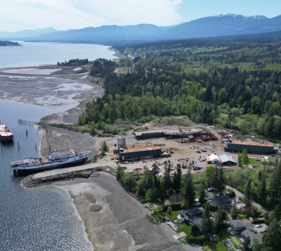 Shipbreaking on the east coast of Vancouver Island